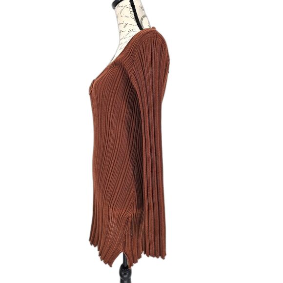 L Space Wailea Stretchy Cover Up Coffee Large - Picture 2 of 10